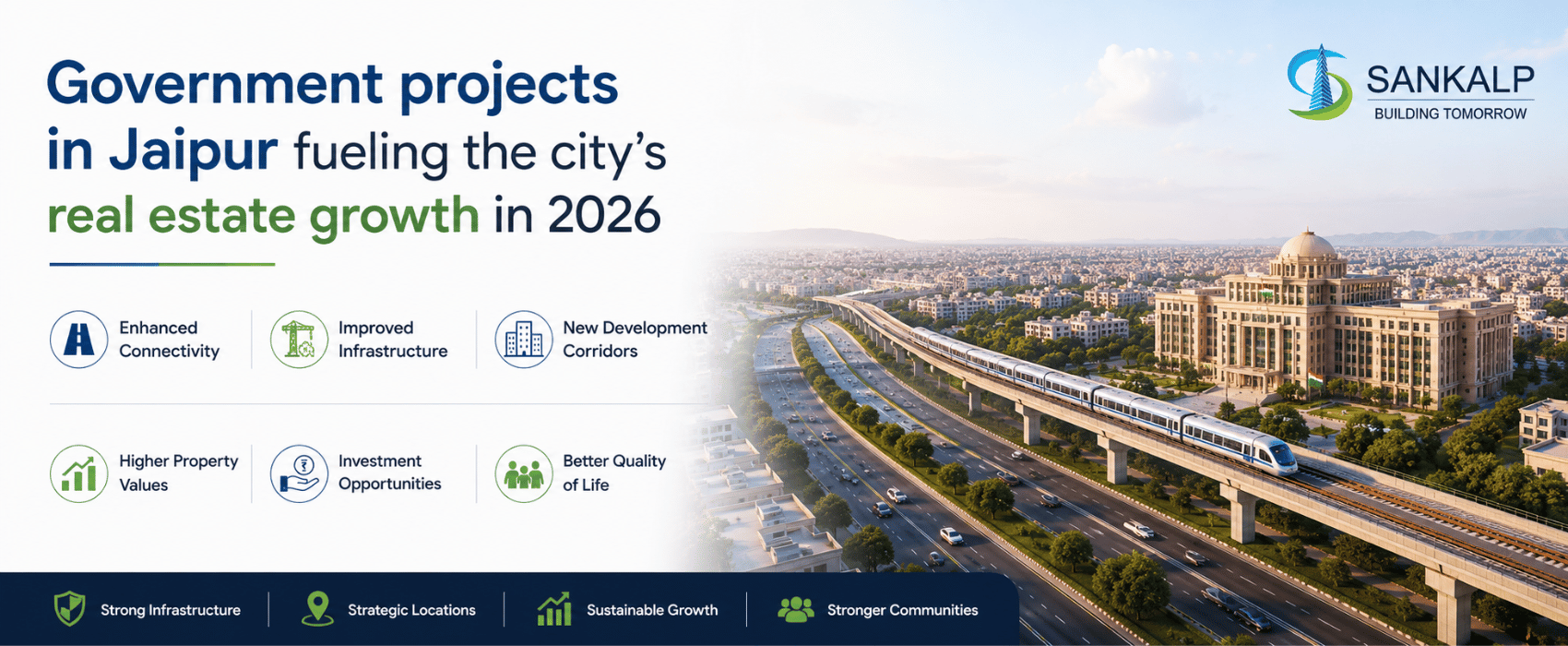Government projects in Jaipur fueling the city's real estate growth in 2026